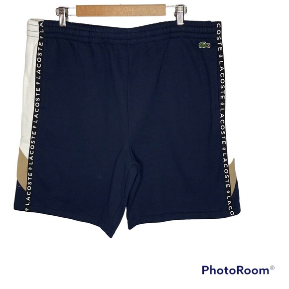 Nwt Lacoste Mens Colorblock Shorts Size 